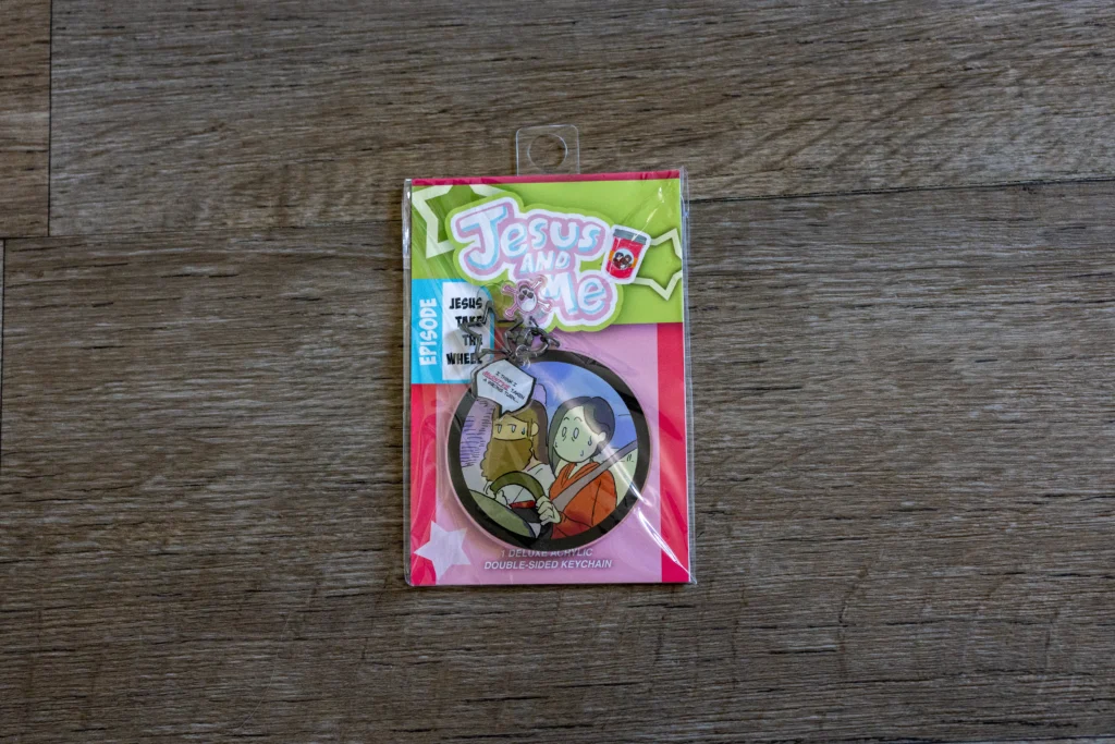 'Jesus Take the Wheel' Keychain – Deluxe 3" Acrylic (JAM)